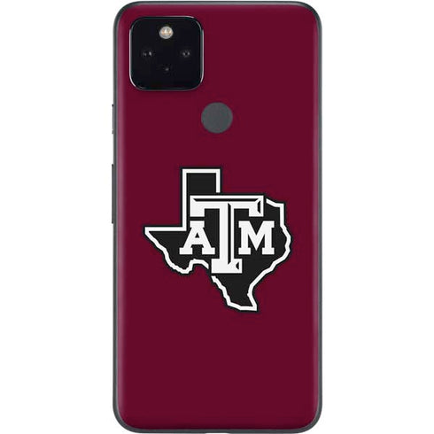 Texas A&M University Black Logo Google Pixel 4a 5G Skin